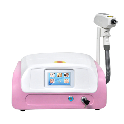 Pink Q Switch Nd Yag Laser Tattoo Removal Equipment Untuk Penghapusan Bintik 1000W