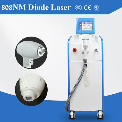 Mesin Penghilang Rambut Laser Dioda 808nm dengan Ukuran Titik 10 * 16mm, Lebar Pulsa 20-950ms, dan Kerapatan Energi >115J/cm²