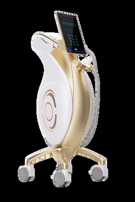 mesin hifu vertikal Intensitas tinggi fokus ultrasound multi-frekuensi anti-penuaan wajah mengangkat & mengencangkan bentuk tubuh