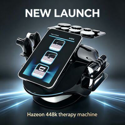 Hazeon 3 in 1 Tecar CET RET Terapi Diatermi Fisioterapi 448khz Mesin Terapi Tecar Sport Cedera Penghilang Nyeri