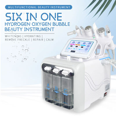 6 In 1 Hydro Oxygen Bubble Facial Machine Blackhead Remover Alat kecantikan salon