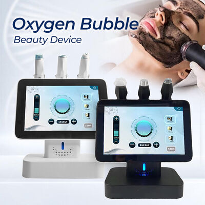 Mesin Salon Kecantikan Wajah Pembersih Dalam Gelembung CO2 Jet Oksigen 3 In 1