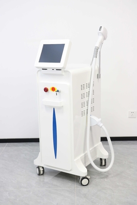 High Power Soprano Dual Handle Hair Removal Diode Laser Machine 4 Wavelength Ice Platinum Titanium Untuk Penghapusan Rambut