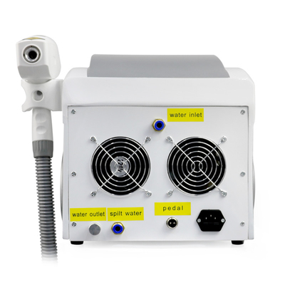 Portable Q Switched Nd Yag Laser Carbon Peeling Skin Whting Beauty Machine Penghapusan Tato