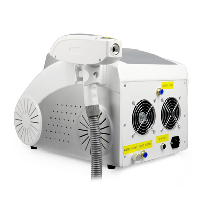 Portable Q Switched Nd Yag Laser Carbon Peeling Skin Whting Beauty Machine Penghapusan Tato