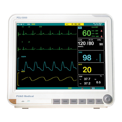 Elektrokardiogram Darah Kejenuhan Oksigen Suhu Tubuh Monitor Medis