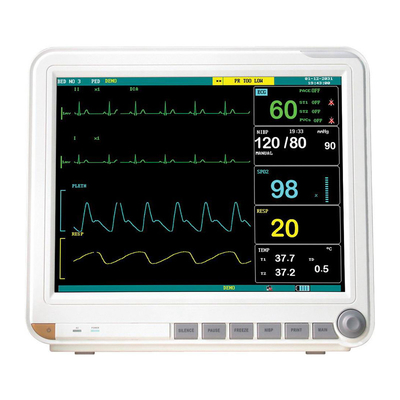Elektrokardiogram Darah Kejenuhan Oksigen Suhu Tubuh Monitor Medis