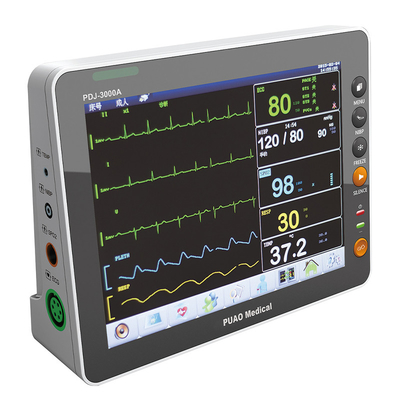 Elektrokardiogram Darah Kejenuhan Oksigen Suhu Tubuh Monitor Medis