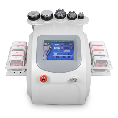 Portable Newest Product Multifunction 6 in 1 Ultrasound Lipo Laser Mesin Penurunan Berat Badan