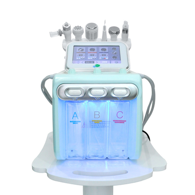 7 in 1 Perawatan kulit multi-fungsi Hydra blackhead ekstraksi Hydro aqua mesin kecantikan wajah dengan topeng led