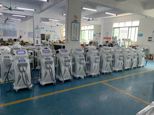 Dual Screen 3 In 1 Multifungsi IPL RF Nd Yag Laser untuk Skin Rejuvenation Hair Removal Beauty Machine