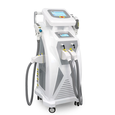 Dual Screen 3 In 1 Multifungsi IPL RF Nd Yag Laser untuk Skin Rejuvenation Hair Removal Beauty Machine