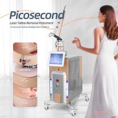Picosecond Laser Tattoo Removal Beauty Machine 500ps Nd Yag Q Diputar Pico Mesin Picolaser Laser Kedua