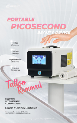 2024 Laser Pico Portable Baru Picosecond Laser Semua Pigmen Penghapusan Melazma Dan Penghapusan Tato 755nm Picosecond