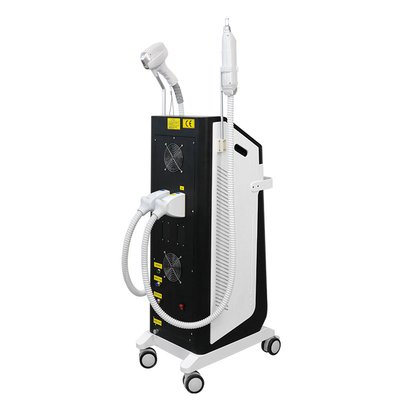 2 In 1 808nm Laser Permanen Penghapusan Tato Rambut Yag Diode Salon Kecantikan 3 Panjang Gelombang Diode Laser