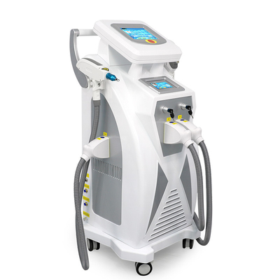 Layar ganda 3 dalam 1 Multifungsi RF Lifting Nd Yag Laser Tattoo Removal OPT IPL Hair Removal Machine