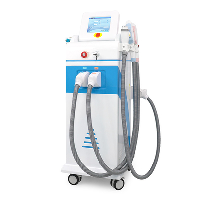 Mesin kecantikan 4-in-1 dengan Elight Laser RF IPL Nd Yag Hair Removal Device