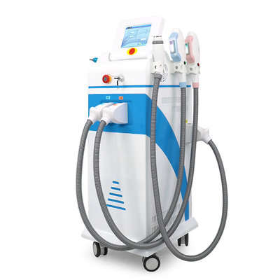 Mesin kecantikan 4-in-1 dengan Elight Laser RF IPL Nd Yag Hair Removal Device