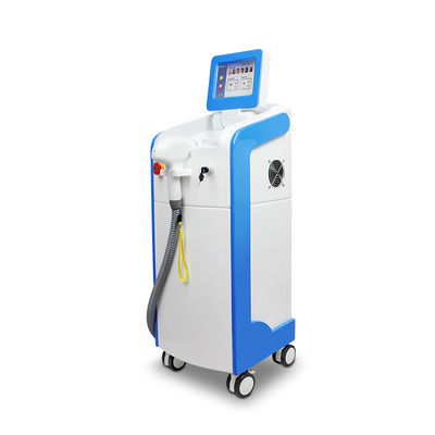 Mesin Penghilang Rambut Laser Dioda 808nm dengan Ukuran Titik 10 * 16mm, Lebar Pulsa 20-950ms, dan Kerapatan Energi >115J/cm²