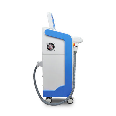 Profesional 808nm Diode Laser Hair Removal Machine dengan 20-950ms Pulse Width 1~20Hz Frekuensi dan 10 * 16mm Spot Size