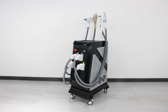 Mesin kecantikan vertikal 4 in 1 Perangkat Kecantikan Multifungsi & Sistem Penghilangan Bulu Laser — Penghilangan Bulu Laser, Peremajaan Kulit, Penghapusan Tato, Penghapusan Tahi Lalat Laser Komersial