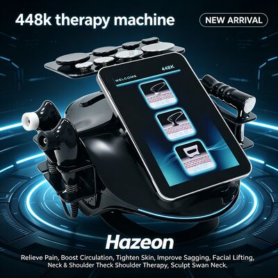 Hazeon 448KHz Tensamax RF Tecar Therapy Machine with 448KHz Frequency and CET+RET Technology for Skin Firming & Body Slimming