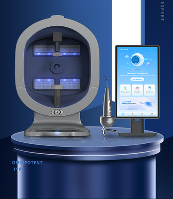 X5 Pro AI Penganalisis Kulit Wajah Peralatan Diagnosis Kulit Salon Pemindai Wajah Multi-spektrum