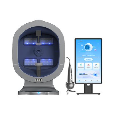X5 Pro AI Penganalisis Kulit Wajah Peralatan Diagnosis Kulit Salon Pemindai Wajah Multi-spektrum