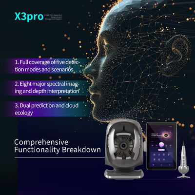 AI Magic 3D Mirror Facial Scanner Analisator De Piel Akne Analisis Kulit Full Face Scanner Pengujian Mesin Analis Kulit