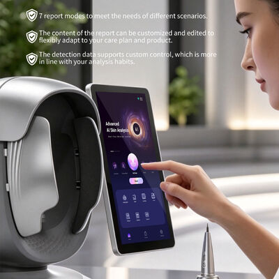 AI Magic 3D Mirror Facial Scanner Analisator De Piel Akne Analisis Kulit Full Face Scanner Pengujian Mesin Analis Kulit
