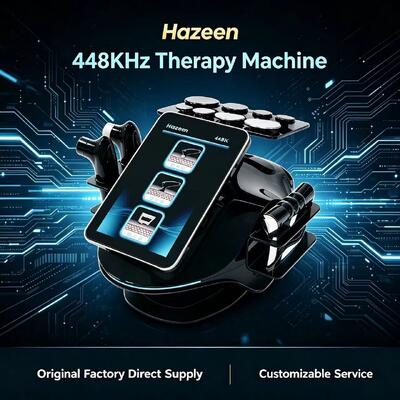 Aparelho de Terapia Tecar Hazeen 448kHz Radiofrequency Monopolar (CET+RET) untuk penggunaan profesional, domestik dan komersial