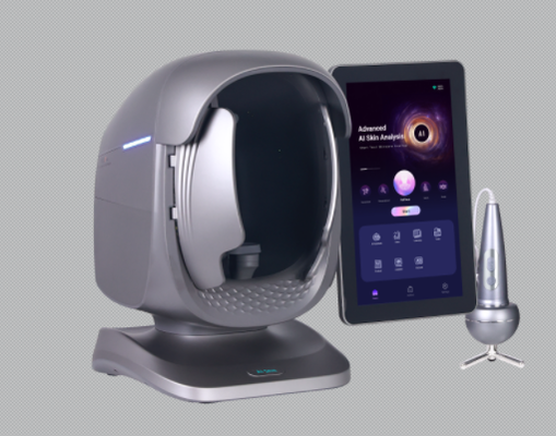 X3 Pro AI 3D Facial Analyzer Deteksi jerawat Penuaan Generate Smart Report Cloud Storage Salon Kecantikan Mesin CE Sertifikasi Grosir