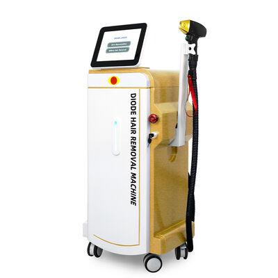 600W 808nm Diode Laser Hair Removal Machine dengan Ice Cooling dan 8 Inch Touch Screen