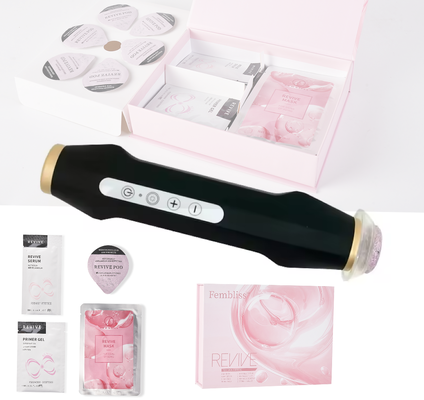 Alat Salon Kulit Portabel Terang Pengangkat Microbubble LED Handpiece Gelembung Oksigen