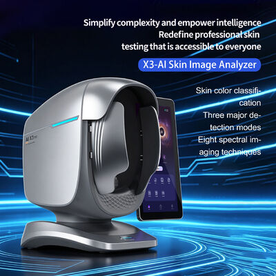 X3 Skin Analyzer AI Camera Salon Diagnostik Wajah Detektor Kecantikan Peralatan Mesin Pemindai HD