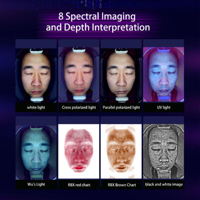 X3 Skin Analyzer AI Camera Salon Diagnostik Wajah Detektor Kecantikan Peralatan Mesin Pemindai HD