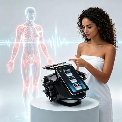 448KHz RF Tecar Body Sculpting Machine 3 Probe Contouring Device untuk Klinik Pengurangan Lemak