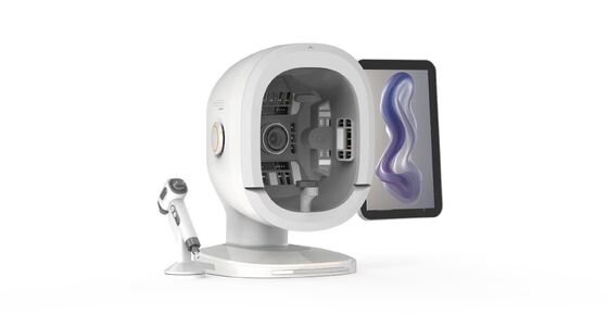 K33 AI Intelligent Skin Analyzer 8 Spectrum 3 Kamera Pemindai Kulit Wajah