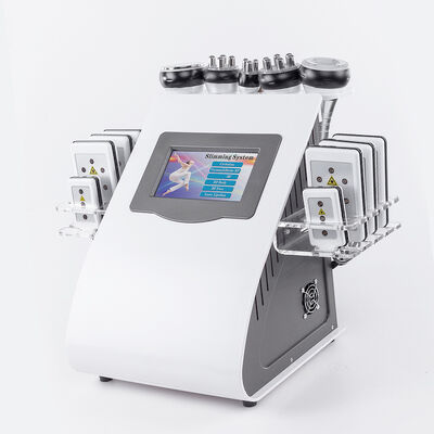 6-in-1 Mesin Slimming Kavitasi vakum dengan RF & EMS untuk tubuh kontur, pengurangan lemak dan kulit kaku