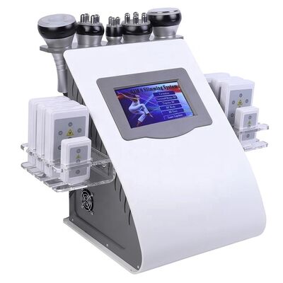 6-in-1 Mesin Slimming Kavitasi vakum dengan RF & EMS untuk tubuh kontur, pengurangan lemak dan kulit kaku