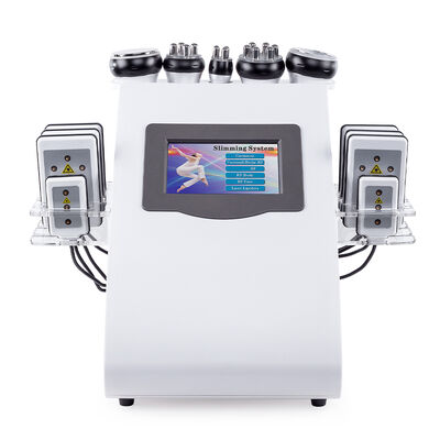 6-in-1 Mesin Slimming Kavitasi vakum dengan RF & EMS untuk tubuh kontur, pengurangan lemak dan kulit kaku