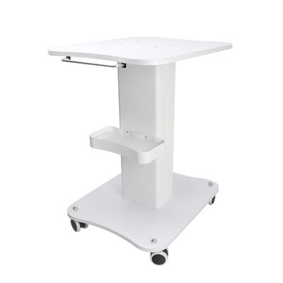 Gerobak Troli Salon Kecantikan Dengan Roda Mesin Kecantikan Rolling Stand Trolley Untuk Peralatan Salon Spa