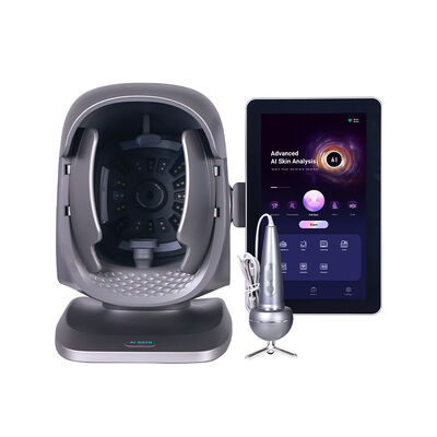 Pro AI-powered Facial Skin Analyzer baru: Perangkat layar 15,6 inci untuk deteksi multispectral kelembaban kulit dan pigmentasi.