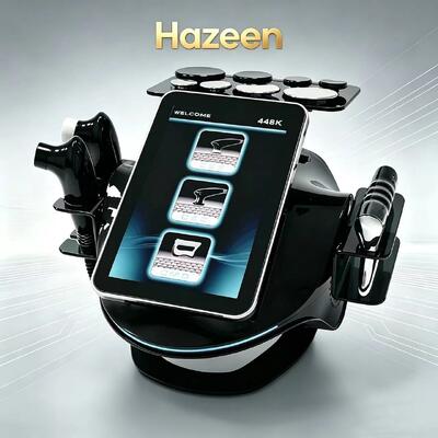 Hazeen 448kHz Tecar Therapy RET CET Perangkat Penguat Tubuh Perawatan mendalam Portable Perangkat Fisioterapi, Alat Pembentuk Tubuh, Perangkat Penghapusan Lemak Dengan 2 Sonde Demam/1 Fascia Meter