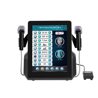Kedalaman Kristallit 8 Fraksi RF Microneedle Mesin Multi Tips Kerutan bekas luka Penghapusan tanda regangan Peralatan salon peregangan kulit