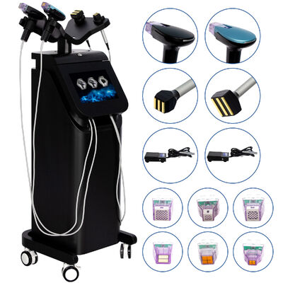 Mesin Microneedle M8 RF Vertikal dengan EMRF Lifting and Cooling System untuk Total Skin Management